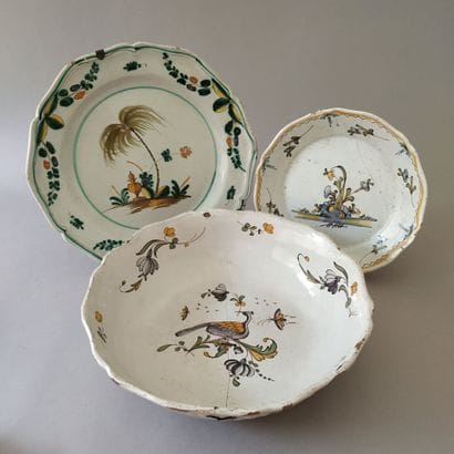 NEVERS, late 18th / 19th century
Polychrome...