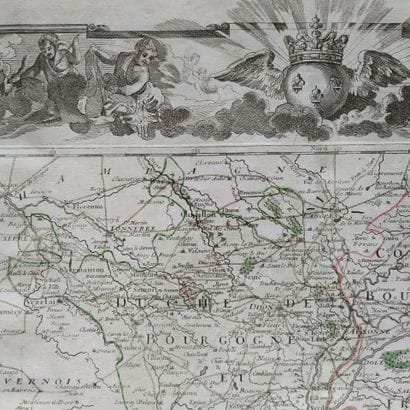 [Geographical map. Burgundy]. BRION DE LA...