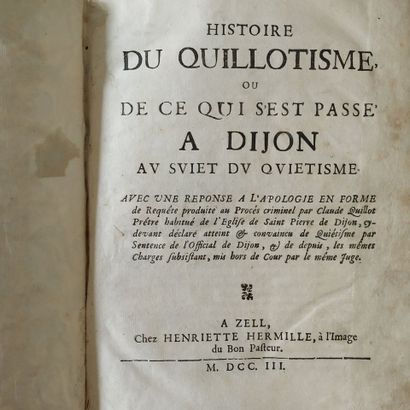 Histoire du quillotisme ou de ce qui s'est...
