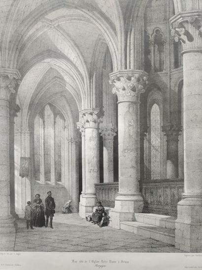 After VIOLLET-LE-DUC and others
La collégiale...