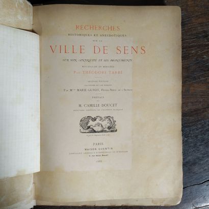 TARBÉ (Théodore). Recherches historiques...