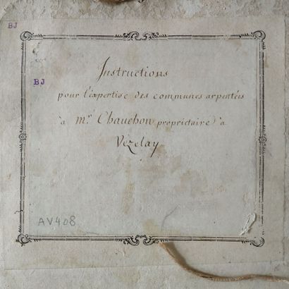 [Manuscript]. [Vézelay]. Liasse containing...