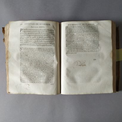 [Coutume. Nivernais. 1605]. COQUILLE (Guy),...