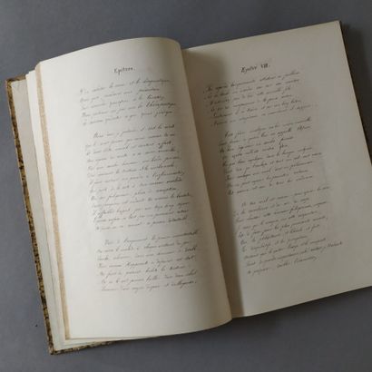 [Manuscript]. DURU (Louis-Maximilien). Epitres....
