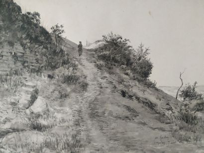 [Drawing. Burgundy]. GUILLON (Adolphe)
Set...