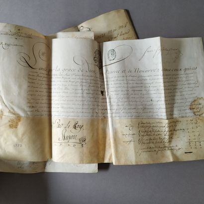 [Archive]. [Viticulture. Bourgogne]. Deed...