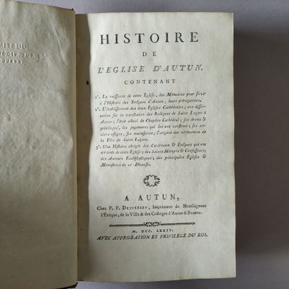 [Autun]. HISTORY OF THE CHURCH OF AUTUN....