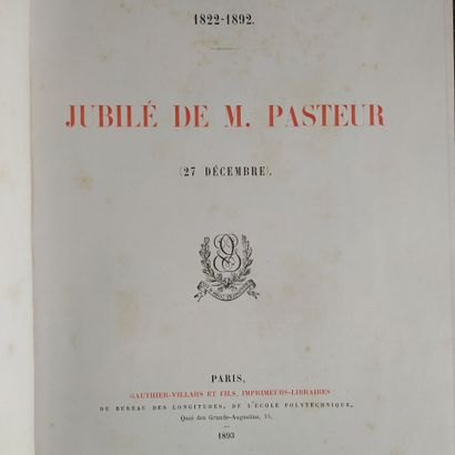 VALLERY-RADOT (René). The life of Pasteur....