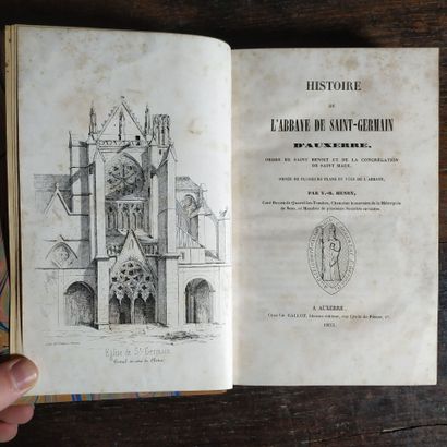 HENRY (W.-B.). Histoire de l'abbaye de Saint-Germain...