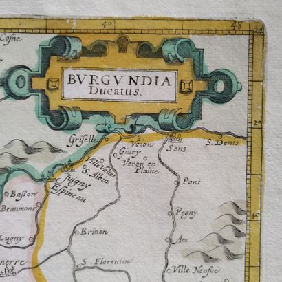 [Map of Burgundy]. BOUGUEREAU (Maurice),...
