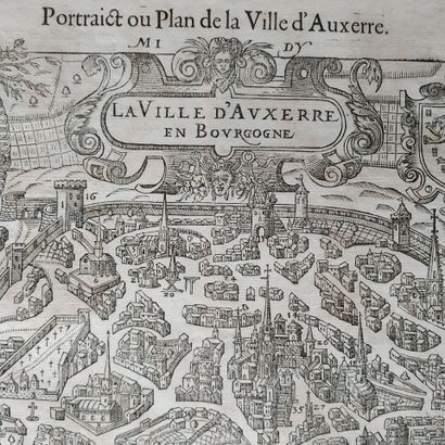 [Auxerre]. [RANCUREL (Raymond)]. The town...