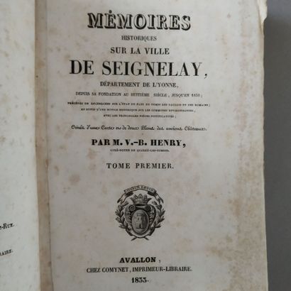 HENRY (V.-B.). Mémoires historiques sur la...