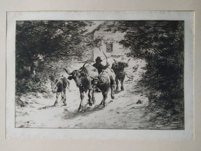 CADART after Charles-François DAUBIGNY (1817-1878)
Souvenir...
