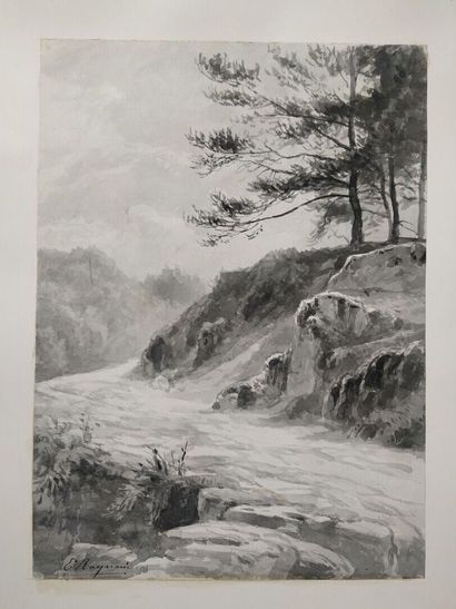 [Drawing. Burgundy]. RAYNAUD (E.). Album...