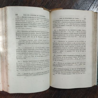 RIBIÈRE (Hippolyte), Essai sur l'histoire...