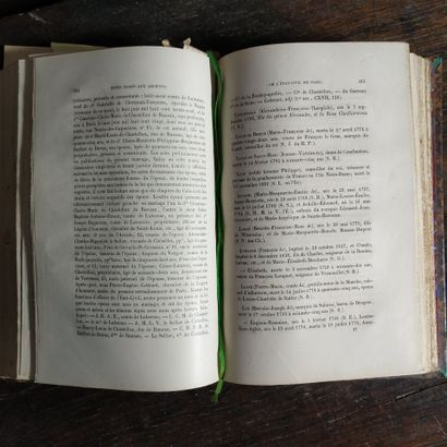 CHASTELLUX (H.-P.-C. de). Notes prises aux...
