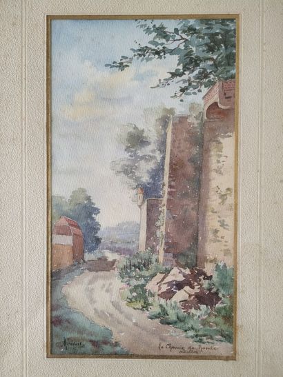 Marie PREVOST (1893-1967)
Two views of Avallon,...