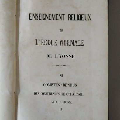[Manuscript]. [Teaching. Burgundy]. RELIGIOUS...