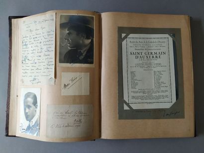 [Autographs]. [Burgundy]. Collection compiled...