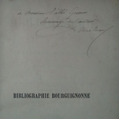 MILSAND (Philibert). Bibliographie bourguignonne...