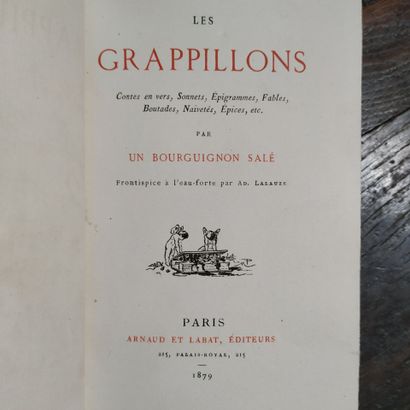 [CLAUDE (Victor)]. Les grapillons, tales...