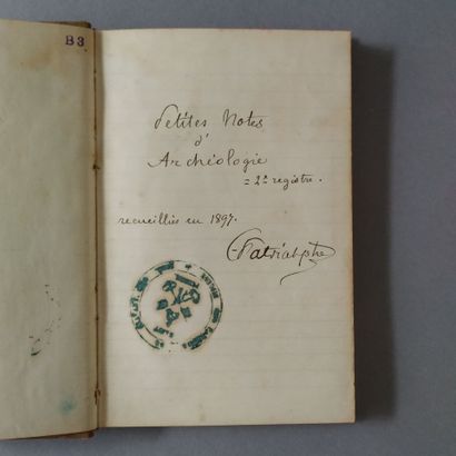 [Manuscript]. PATRIAT (Charles). Petites...