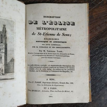TARBÉ (Théodore). Description de l'église...