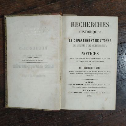 TARBÉ (Théodore). Recherches historiques...