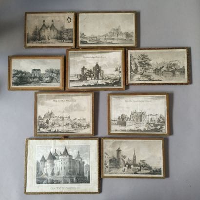 BORGNET, Victor PETIT and others, 18th century
Nine...