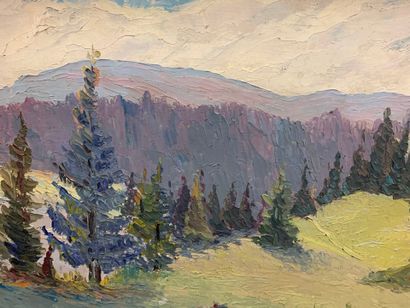 S. LARDIER (20th century school). The Doubs...
