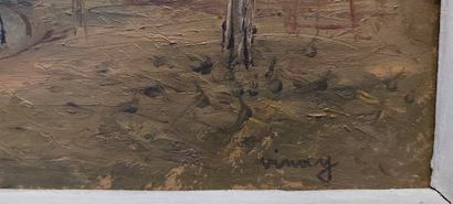 Jean VINAY (1907-1978). Albens countryside
Oil...