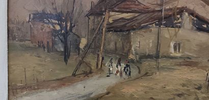 Jean VINAY (1907-1978). Albens countryside
Oil...
