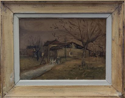 Jean VINAY (1907-1978). Albens countryside
Oil...