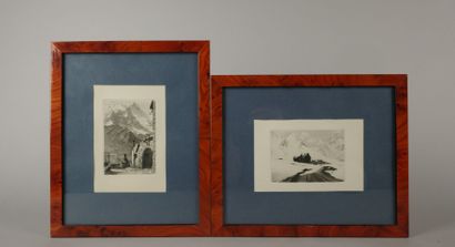 Joanny DREVET (1889-1969). Le Lautaret, Chalets...