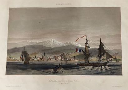 HASTREL, A.de. Malaga
Color lithograph, from...