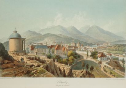 Pair of engravings, view of Savoie 
View...