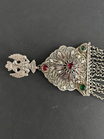 GREECE Gilt bronze and enameled wedding belt...