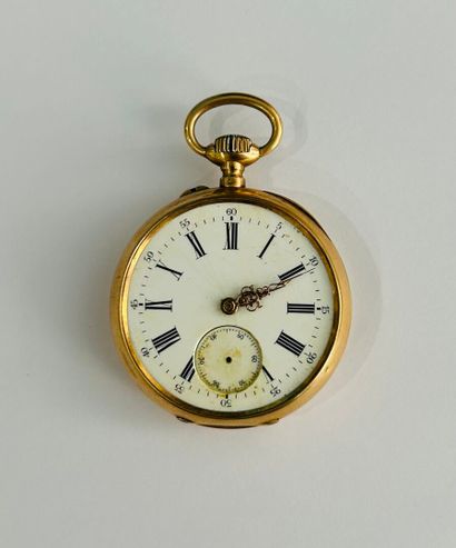 LE COULTRE & Co
Pocket watch in 18K (750/000)...