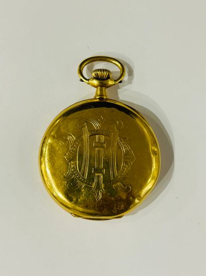 ZENITH
Pocket watch in 18K (750/000) yellow...