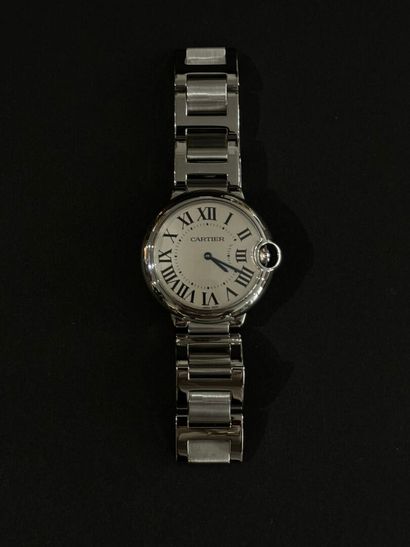 CARTIER 
Ballon Bleu watch in steel, quartz...