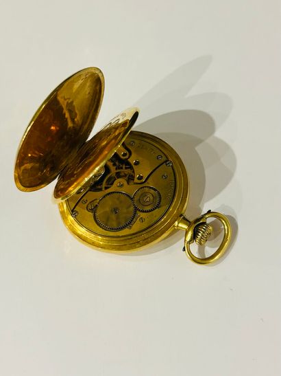 ZENITH
Pocket watch in 18K (750/000) yellow...