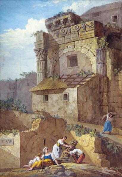 Charles Louis CLERISSEAU (Paris 1721-Auteuil...