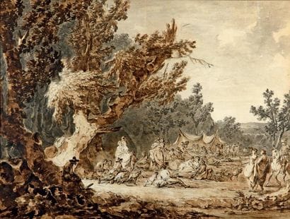 Francesco CASANOVA (1727 - 1802)
Fête dans...