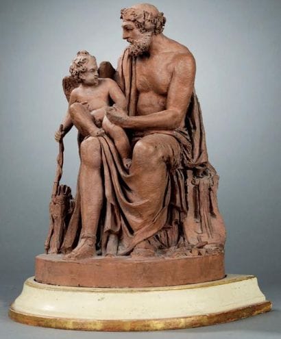 Bernard LANGE (1754-1839)
Anacréon et l'Amour...