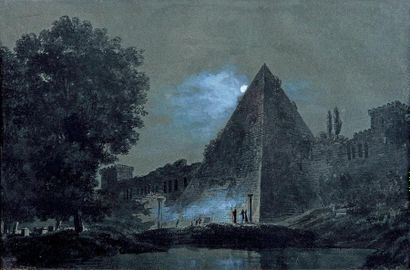 École française néoclassique
Vue nocturne...