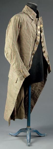 Rare habit, époque révolutionnaire, en toile...