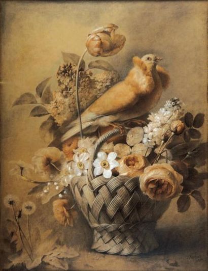 Antoine BERJON (Lyon 1754-1843)
Bouquet de...