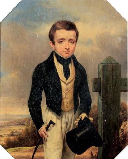 Louis RICQUIER (1792-1884)
Portrait d'Anatole...