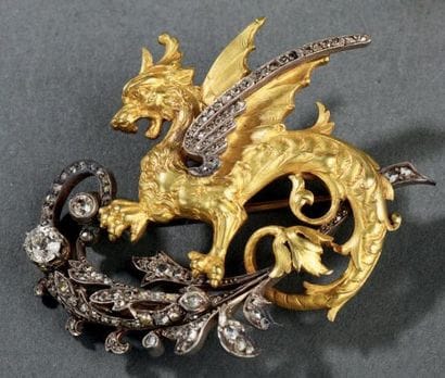 Broche pendentif 