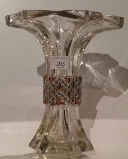 Émile GALLÉ (1846-1904)
Vase cornet entièrement...